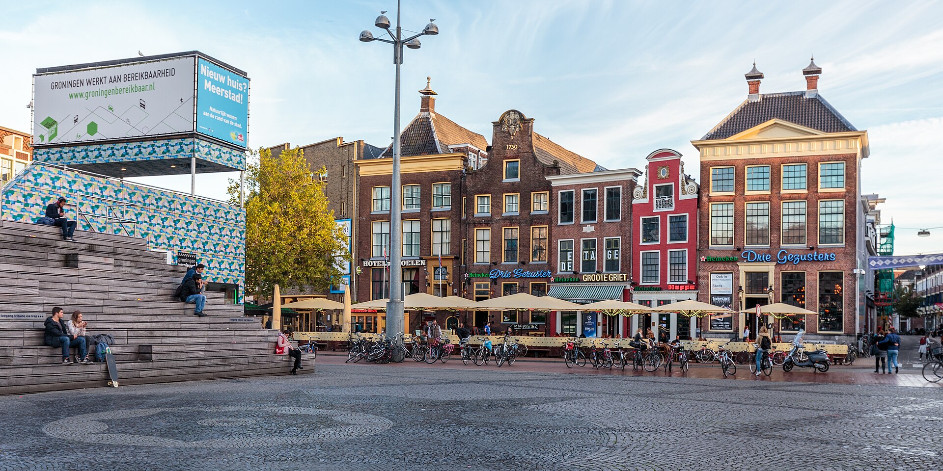 Herkenbaar stadsbeeld van Groningen