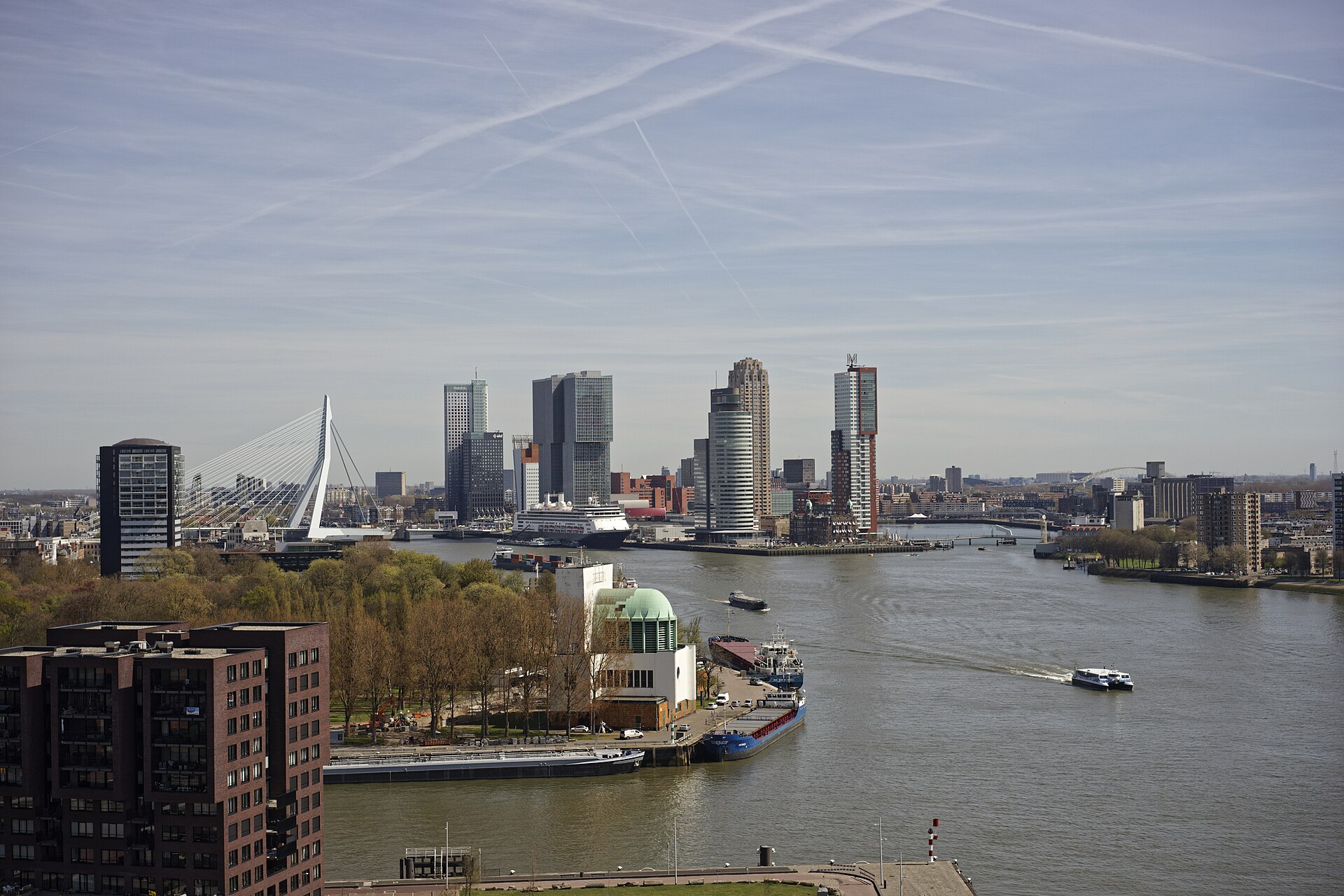 Herkenbaar stadsbeeld van Rotterdam