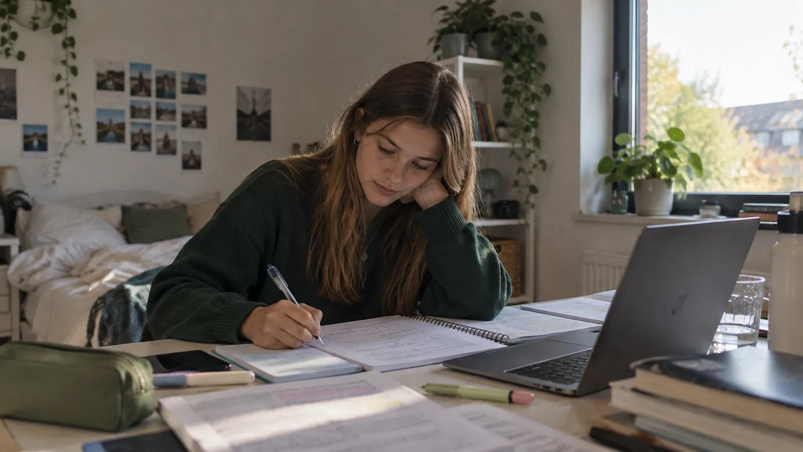 Leerling kiest een vak voor online bijles