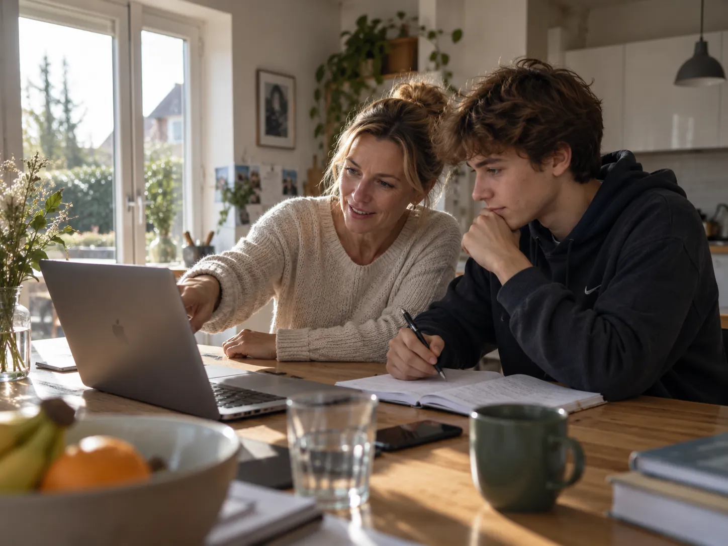 Ouder en leerling plannen samen een online bijles